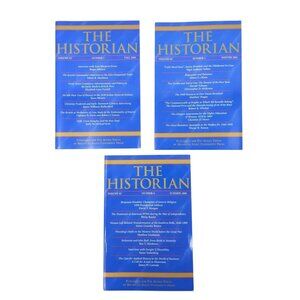 The Historian Three Volume Lot Paperback Summer 2000 Fall 2000 Winter 2001